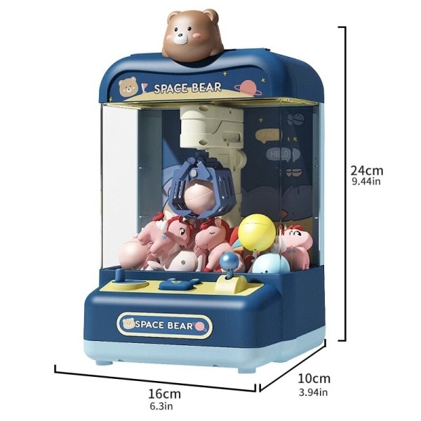 Barn's mini klo maskin liten klämma docka maskin hem version godis tvinnat ägg boll