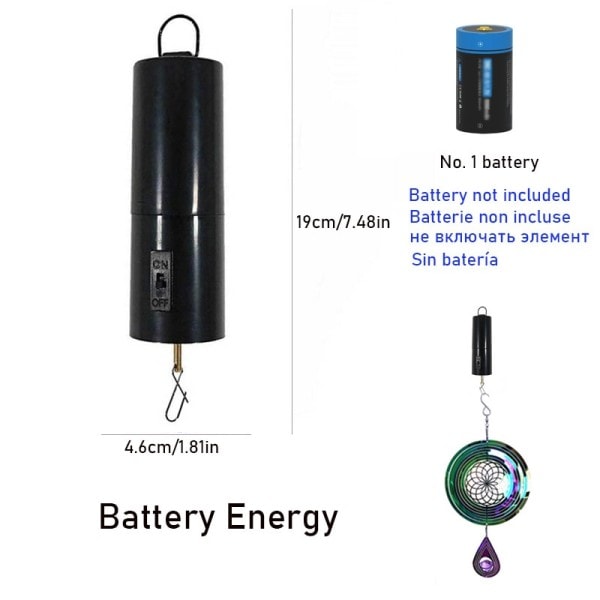 Tuuli Spinner Pyörivä Moottori Aurinko Energia Sähkö Akku Powered Ajettu Puutarha sisä Sisustus