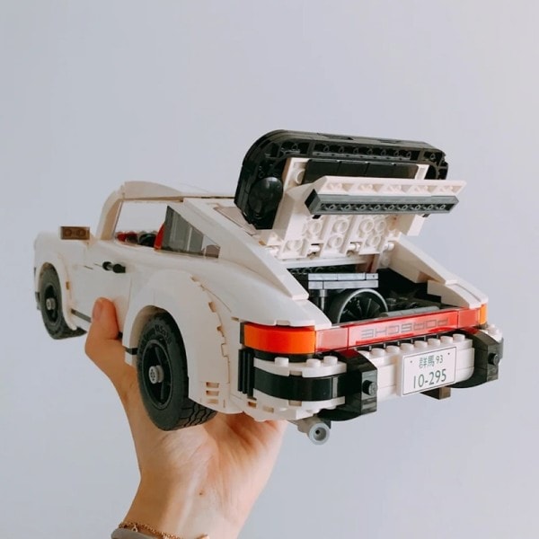1485PCS Teknisk Porscheed 911 Retro Racing Bil High-Tech Modell Byggnadsblock