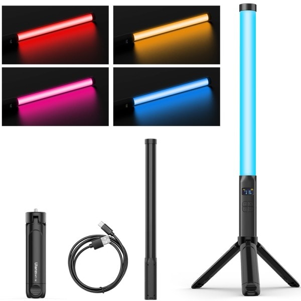 19,6 tuuman RGB valo Want Tick värillinen lamppu LED video valo kädessä pidettävä valo tikku valokuvaus valo
