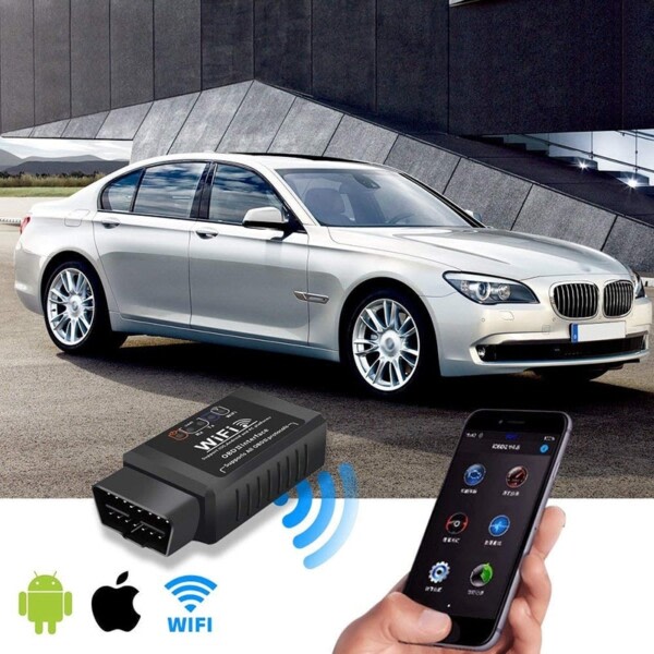 Auto Scanner for iPhone Android PC Kjøretøy Problemer Motor Diagnostisk Skann Kode Lesere