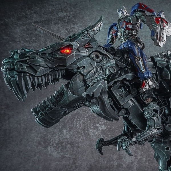 Transformaatio Grimlock Seos Elokuva Elokuva Ylikoko Suurennettu Dinosaur Leader Muinainen toiminta Figuuri lelu