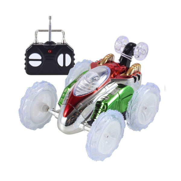 Stunt Bil Monster Lastbil Radio Elektrisk Dansende Drift Model Roterende Hjul Køretøj Motor