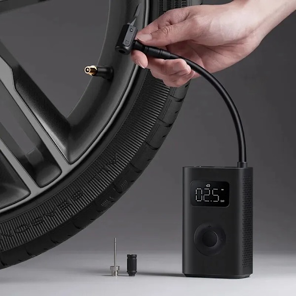 Air Pump Speed Boost Mini Portable Elektrisk Air Kompressor Treasure 150PSI Typ-C LED Multitool Inflator