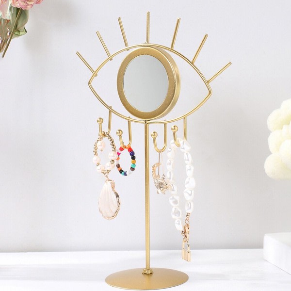 Guld Ögon Bord Spegel  Smink Speglar Boho Hem Inredning Vardagsrum Inredning Sovrum Kosmetik Kläding Bordskiva