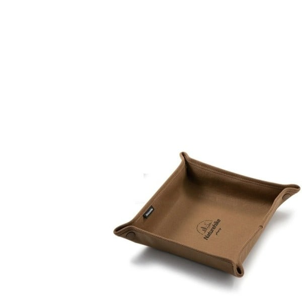 Glamping Canvas Bricka Skrivbord Förvaring Låda Utomhus Camping Förvaring Låda