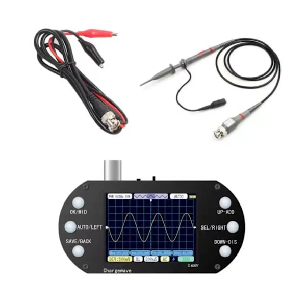 Digital oscilloskop Sampling Rate Bandbredd Support PWM för Elektronisk Reparation
