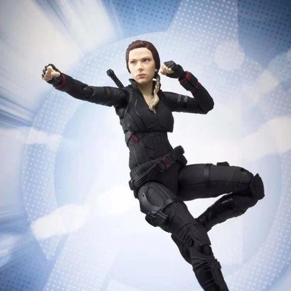 16 cm Marvel Ægte Autorisation Sort Enke Hawkeye Toy Figur Model