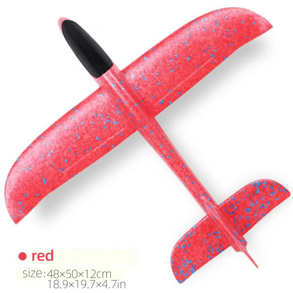 50 cm Stor skum Plan Segelflygplan Hand Kast Flygplan Ljus Tröghet EPP Bubble Planes Utomhus Launch Barn Leksaker