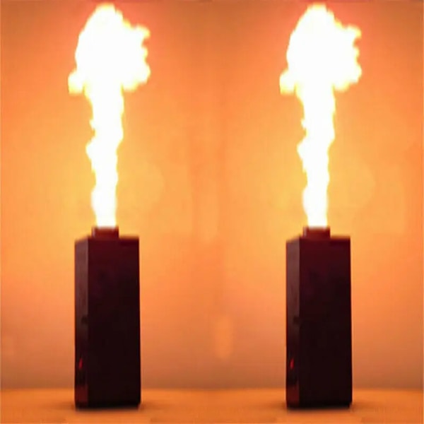 200W DMX Brannkaster Flame Effekt Projektor Maskin