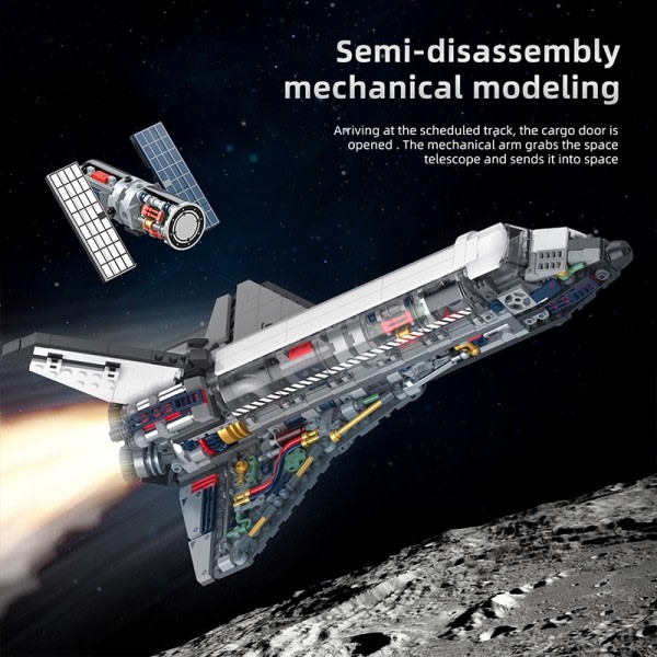 Space Legetøj MOC Space Shuttle Model Model Model Klodser