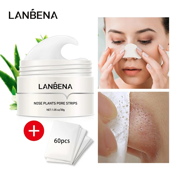 Hudorme Fjerner Næse Maske Pore Strip Sort Maske Peeling Acne Behandling Sort Dyb rensning