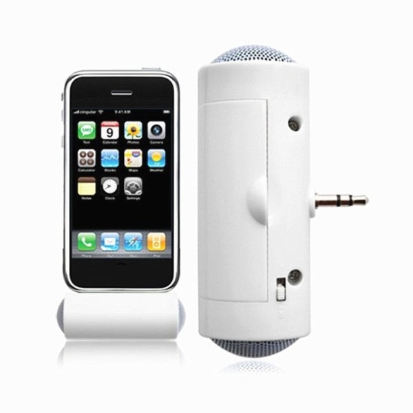 Stereo højttaler MP3 afspiller forstærker højttaler til smart mobil telefon iPhone IPod MP3 med stik