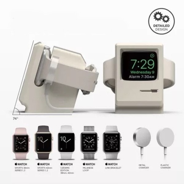 Silikon lader stativ for apple klokke lading dokk holder