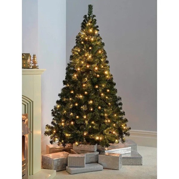 Kunstig PVC Juletræ  Grøn Stor gran jule fyr træ