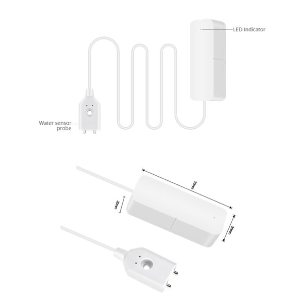 Smart WIFI Vand Lækage Sensor Flow Lækage Detektor Vand Flow Sensor