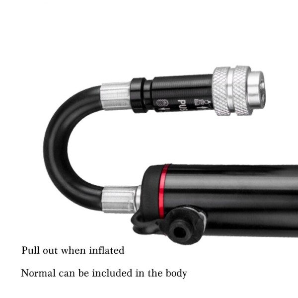 Cykel Pump Cykel Mini 150 PSI Aluminium Legering Bärbar Med Tryck Mätare Inflator Cykling Däck Pump