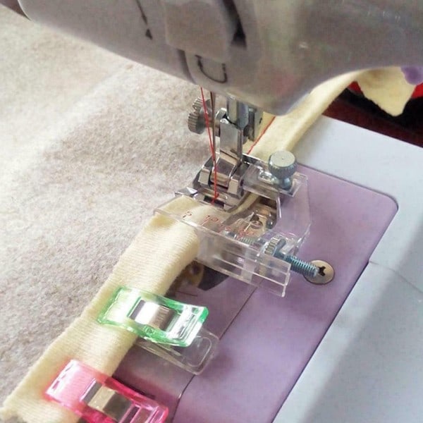 Justerbar Bias Tape Indbinding Fod Snap On Presser Fod 6290  For Brother og De fleste lave skaft Symaskiner Tilbehør