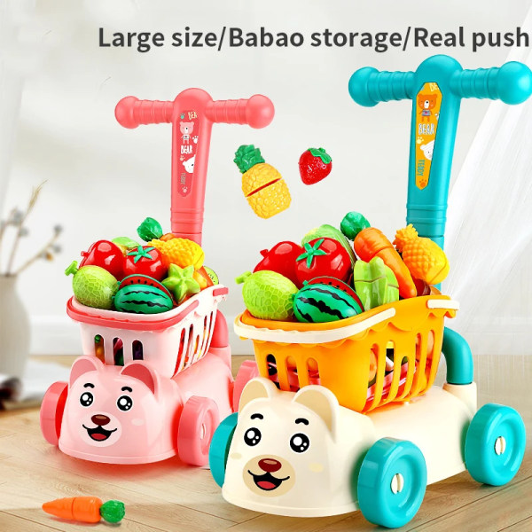 Barn's supermarket shopping vagn baby vagn leksak