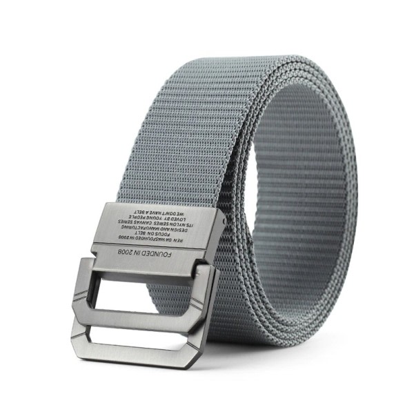 Herr bälten automatiskt spänne metall webbing bälten för herrar canvas nylon hög kvalitet rem