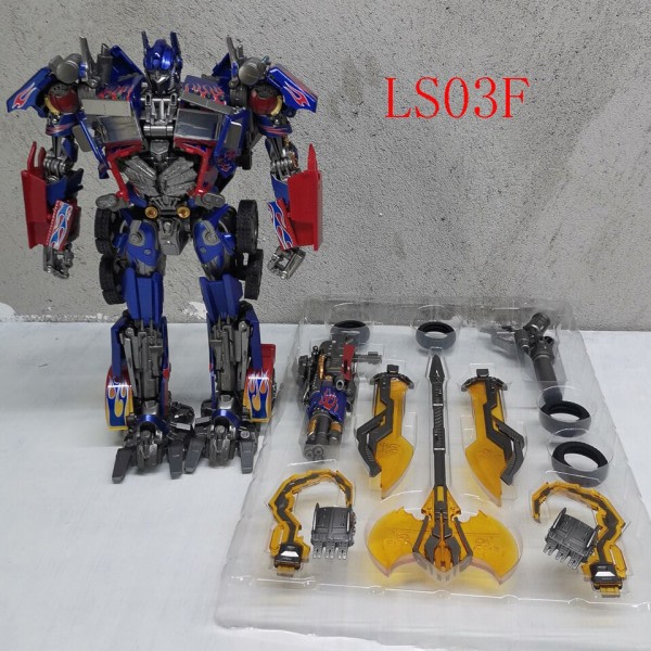 Transformasjon Leker Optimus Primal Action Figurine Robot Modell Legering