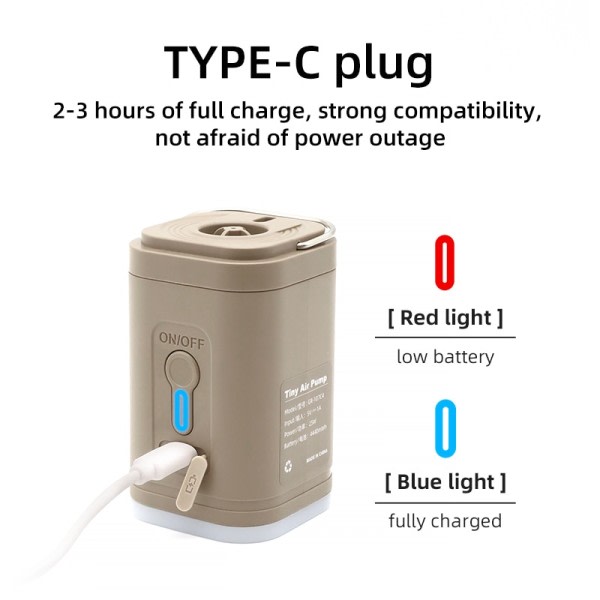 Elektrisk luft pumpe bærbar trådløs luft kompressor inflator pumper
