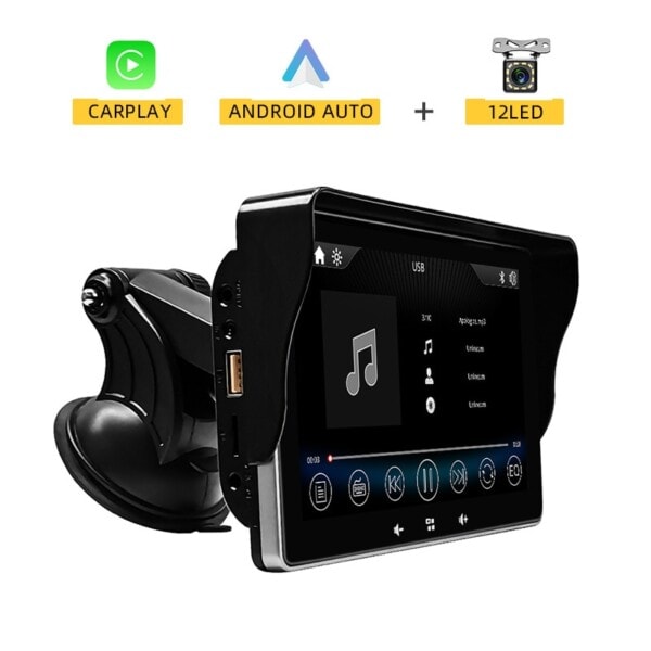 Universal 7 tum Bil Radio Trådlös Android  Bluetooth Touch Skärm