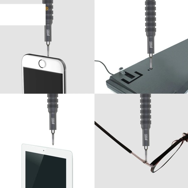 Magnetisk Skruvmejsel Set Torx Bits Skruv Drivrutin för iPhone Bärbar dator Dator Mobil Telefon Klocka Reparation Verktyg Kit