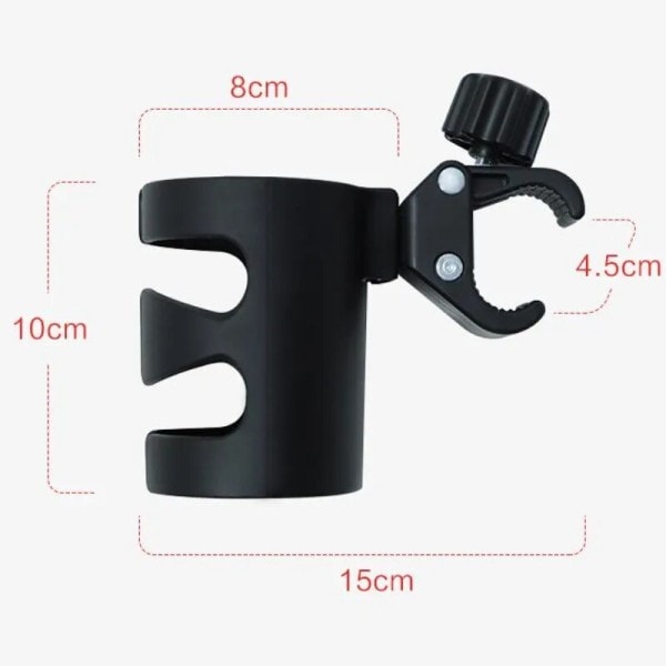 Baby vogn kopp baby vogn kopp holder universal 360 roterbar drikke flaske