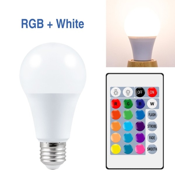 E27 LED RGB lamppu kohdevalo polttimo 220V pommit LED 5W