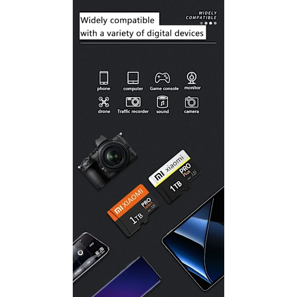 2TB Mini Micro TF SD Card SD Memory Card