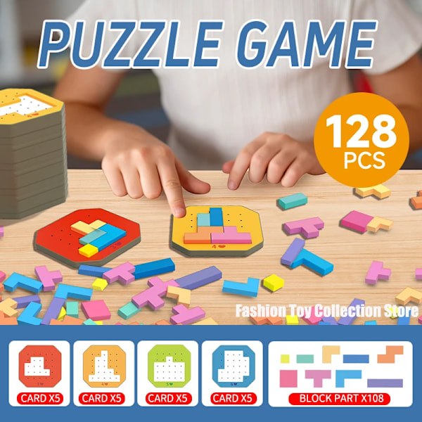 3D Luova Työpöytä Pulma Peli Tangram Math lelut