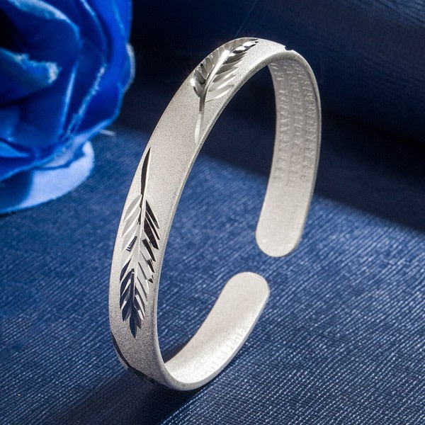 Blad Design Platin Platin Hun Bangle