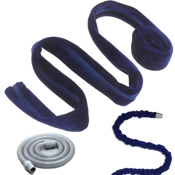 Komfortabel Vendbar CPAP Slange Dæksel Slange Wrap Slange Låg Lynlås Slange Krog