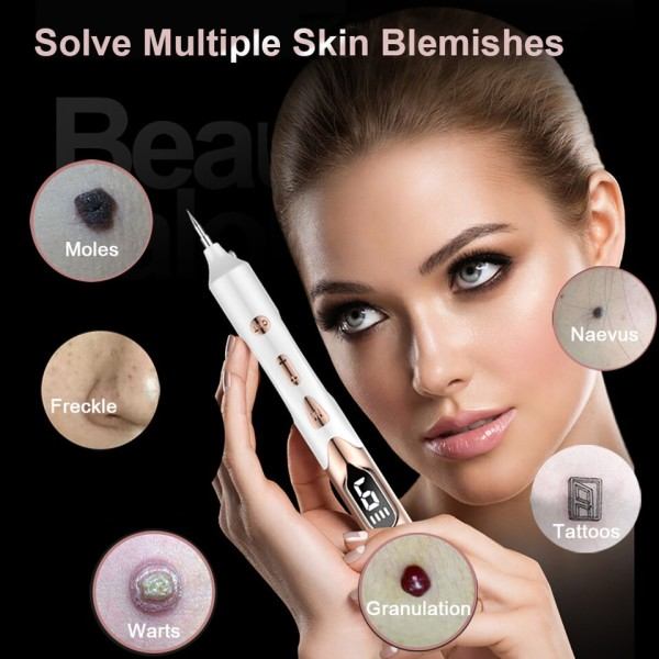Laser Plasma Kynä Iholle Tag Remover Freckle Black Dot Papillooma Syylit Moli Finnet Tatuoinnin poisto Laser Pen