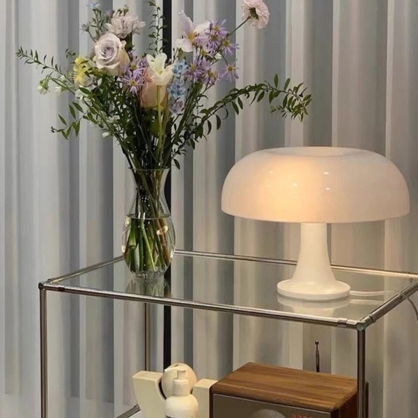Dansk Sopp Bord Lampe Ornament Lys