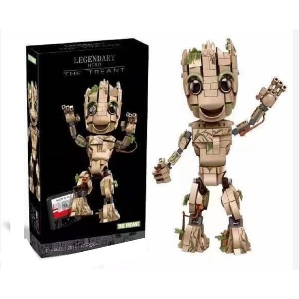 Super sankari Groot yhteensopiva 76217 rakennus lelut pojille tytöille syntymäpäivä lahja