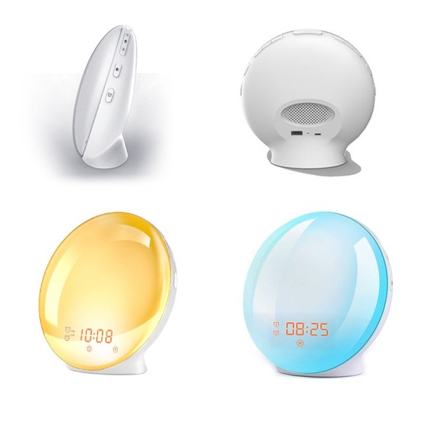 Wake Up Light Alarm Clock Dobbel Alarmer FM Radio