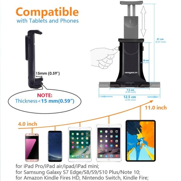 Bil Kop holder Tablet Auto Mobil Mount Vugge