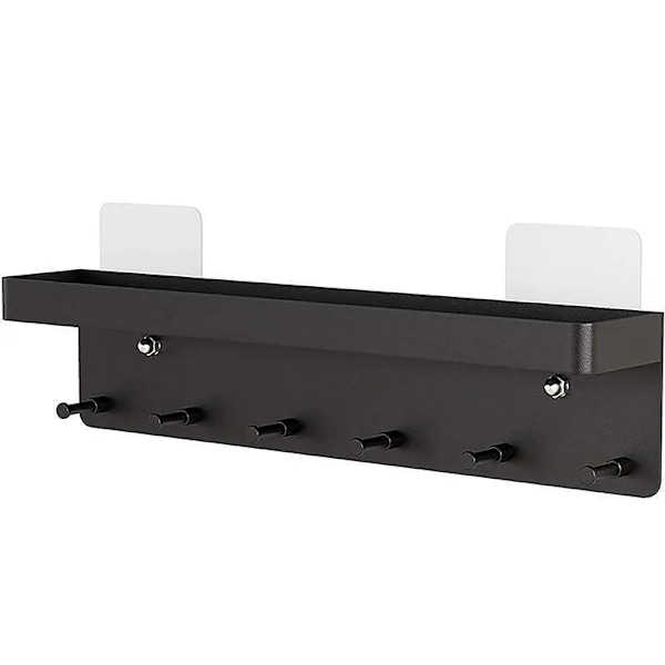 Hvid Nøgle Holder til Væg Dekor Post Reol Sorter Organizer Nøgle Bøjle