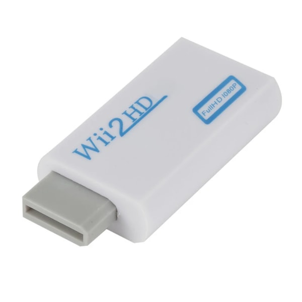 Full HD 1080P Wii To HDMI-kompatibel adapter omvandlare 3,5 mm ljud