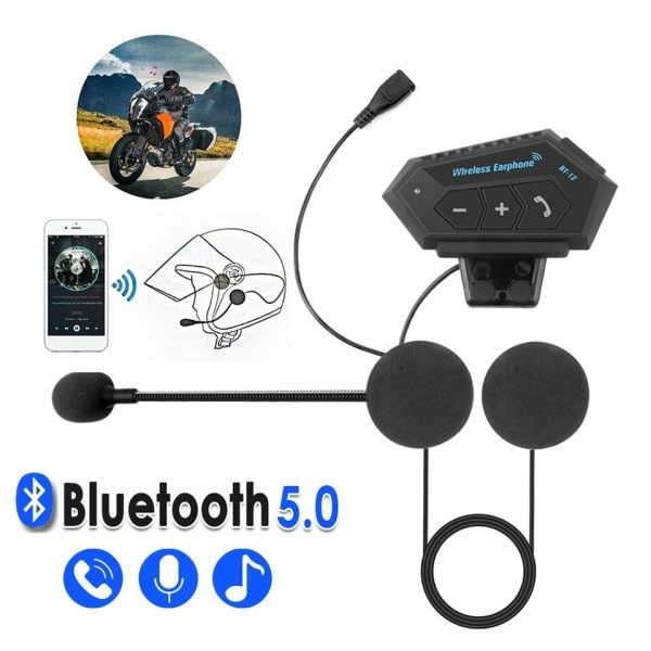 Moottoripyörä BT kypärä kuulokkeet langaton handsfree puhelu sarja stereo