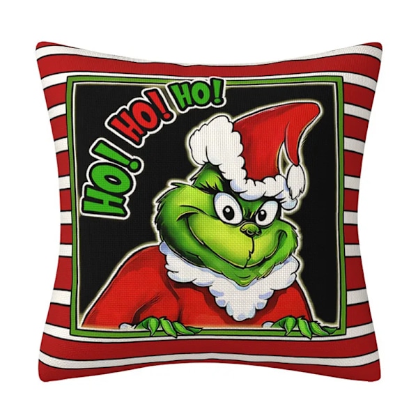 Jul pynt pute sofa pute trekk greench jule kaste pute trekk