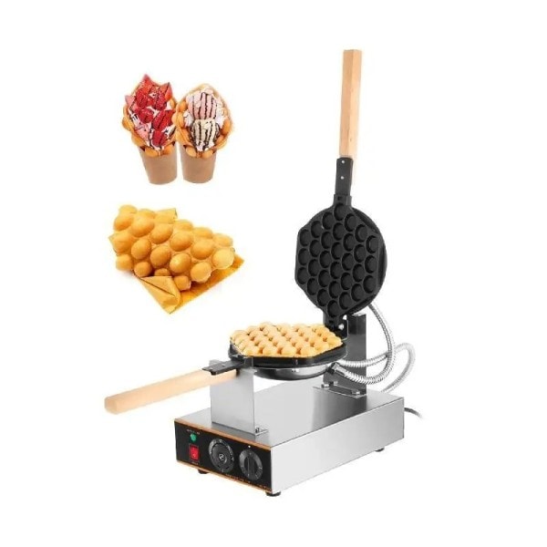 Ägg Bubbla Elektrisk Våfflor Nonstick Våfflor Maskin Hem Vitvaror Gaufriers Bakning Snack Gaufres Våffel Strykjärn