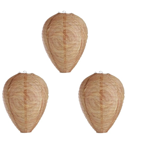 3 stykker Vandtæt Hængende Hvepse Nest Decoy Papir