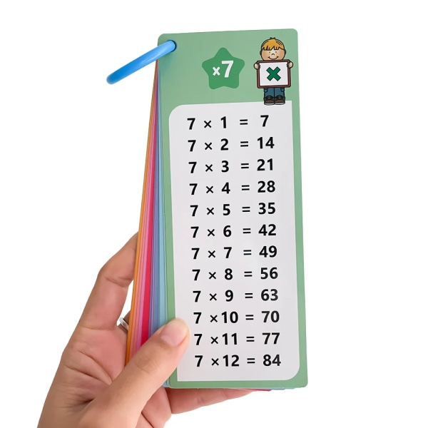 Beste kvalitet 0-12 Multiplikasjon Diagram Tider Tabell Kort Selv Sjekk Matte Læring ToolmMontessori Matematisk Opplæring Læring Hjelpemidler