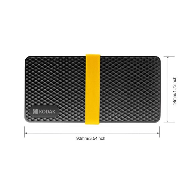Bärbar SSD USB 3.1 Typ C Extern Disk Hårddisk 512GB Solid State Drive