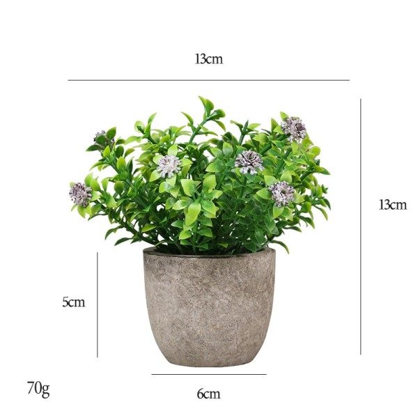 Mini Kunstige  Planter Bonsai  Mini Simulering Søde Velegnet til kontor Desktop Dekoration Bonsai