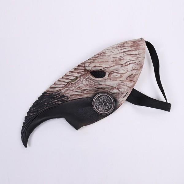 Steampunk Pest Doctor Maske Cosplay Lang Næse Fugl Næb Latex Masker Halloween Fest kostume rekvisitter