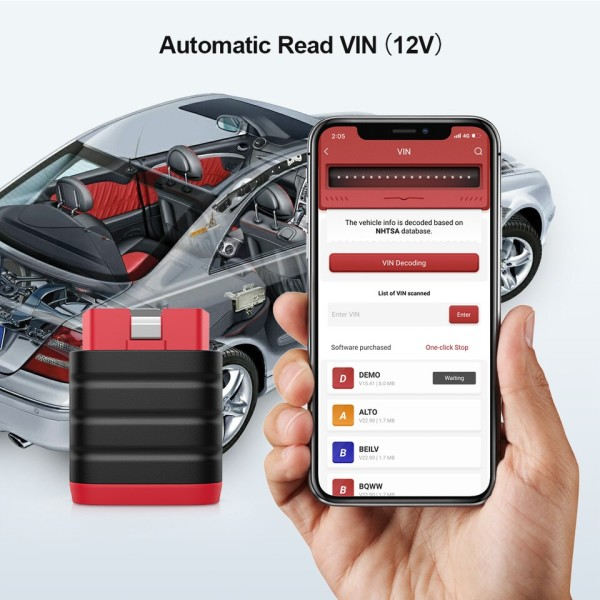 Mini Auto Diagnostisk Verktøy Alle Biler Full System Diagnose
